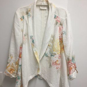 Floral Linen Jacket